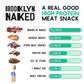 Brooklyn Naked Tender Slices Air Dried Grass Fed Beef Snack, Stripped Down Clean Beef Jerky (2Oz, Pack Of 8) - Aip, Approved, Wh