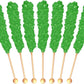 Buffalo Bills Apple (Dark Green) Rock Candy On A Stick (36-Ct Tub Rock Candy Crystal Sticks)