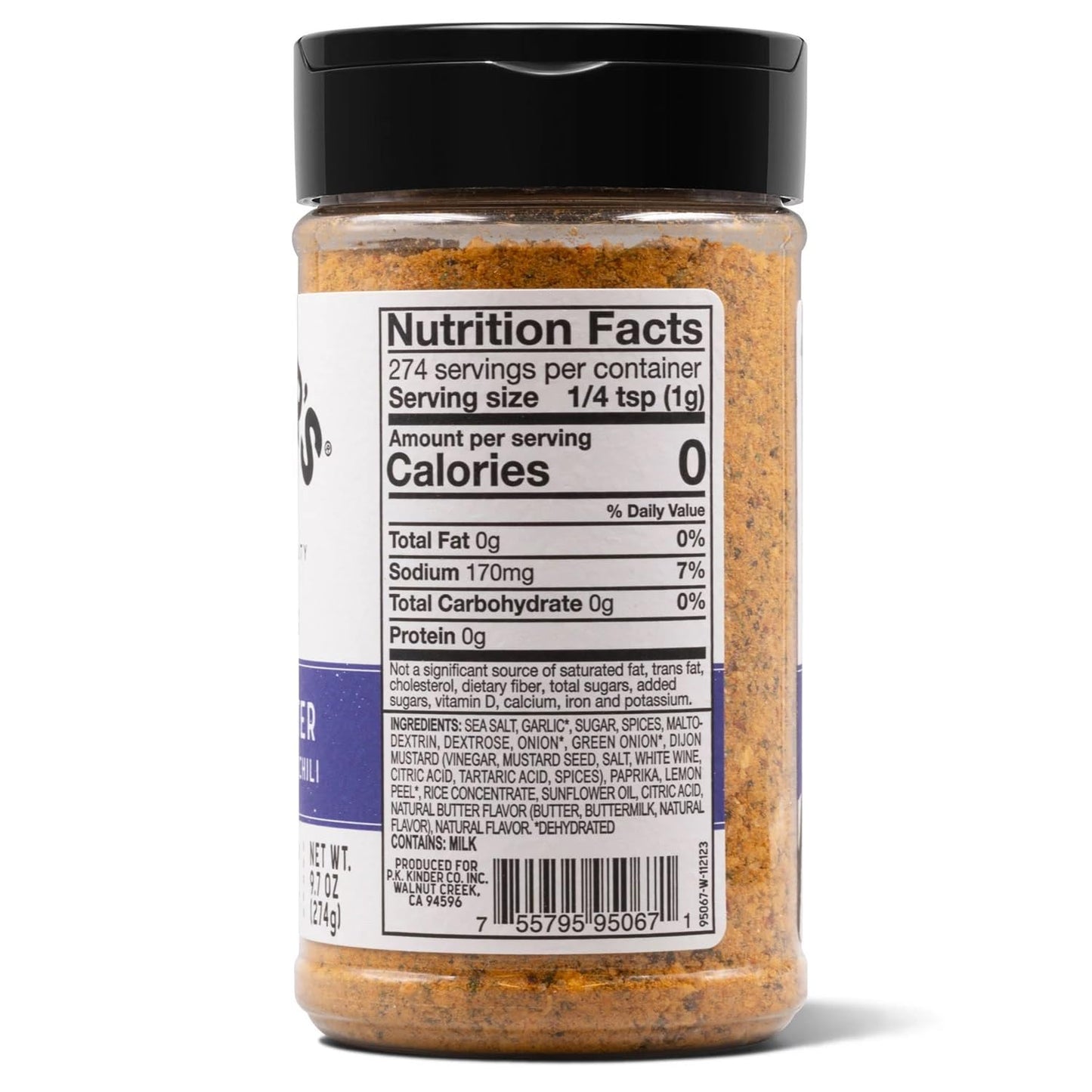 KINDER'S Cowboy Butter Seasoning, 9.7 Ounce - Flavorful Spice Blend for Grilling, Cooking, and Dipping