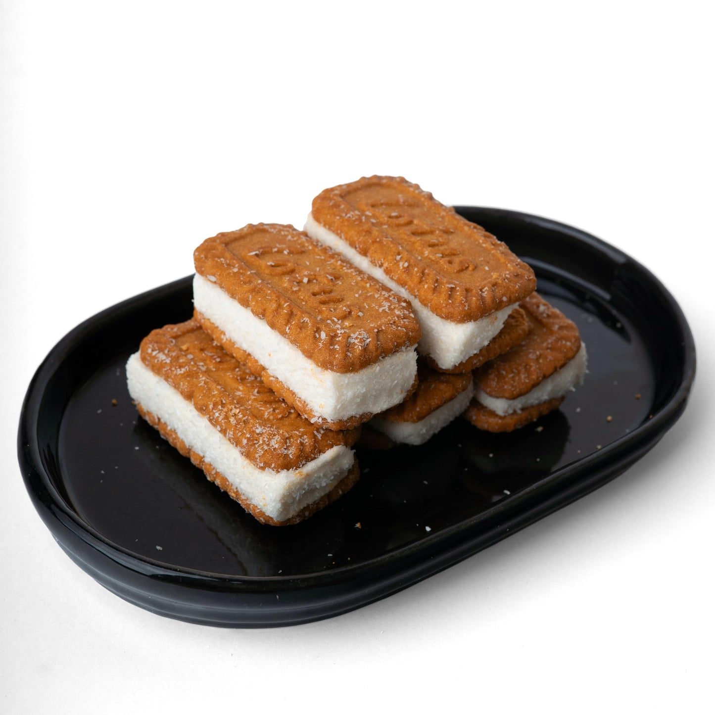 Sweetifi Turkish Delight With Biscoff Cookies, Gourmet Lokum Sandwich, Caramelized Biscuit & Chewy Delight Snack, Perfect For Co