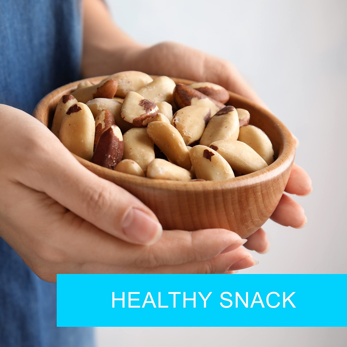 Raw Brazil Nuts 1 Pound (16 Oz) | Whole Natural Unsalted Brazilian Nuts | Healthy Protein Snack Whole Foods, Keto, Vegan Diet Friendly | Compare To Organic Brazil Nut | Kosher | Jaybees