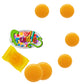 The Dreidel Company Butterscotch Button Round Hard Candy, 80 Individually Wrapped, 1 Pound