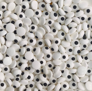 Sentovac Small Candy Eyes For Decorating | Edible Candy Eyeballs Sprinkles For Halloween Christmas | Cake And Cupcake Topper Decorations | 1 Bottle 2.75Oz Edible Eyes (1Cm)