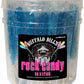 Buffalo Bills Raspberry (Dark Blue) Rock Candy On A Stick (36-Ct Tub Dark Blue Rock Candy Sticks)