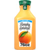Simply Orange Juice Calcium Bottle, 76 oz bottle