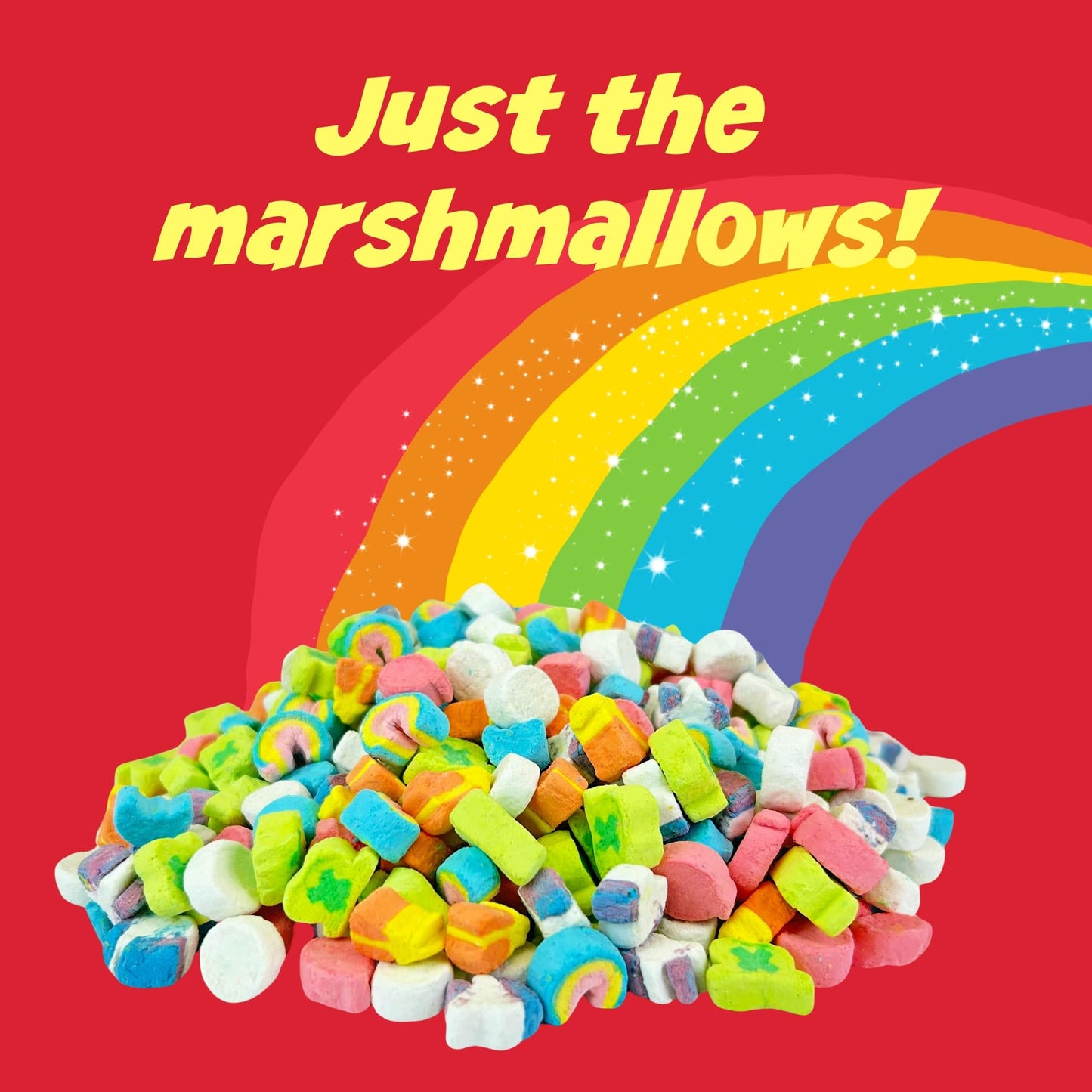 Cereal Marshmallows, Dehydrated Marshmallow Bits, Topping and Dessert Ingredient, 1 lb