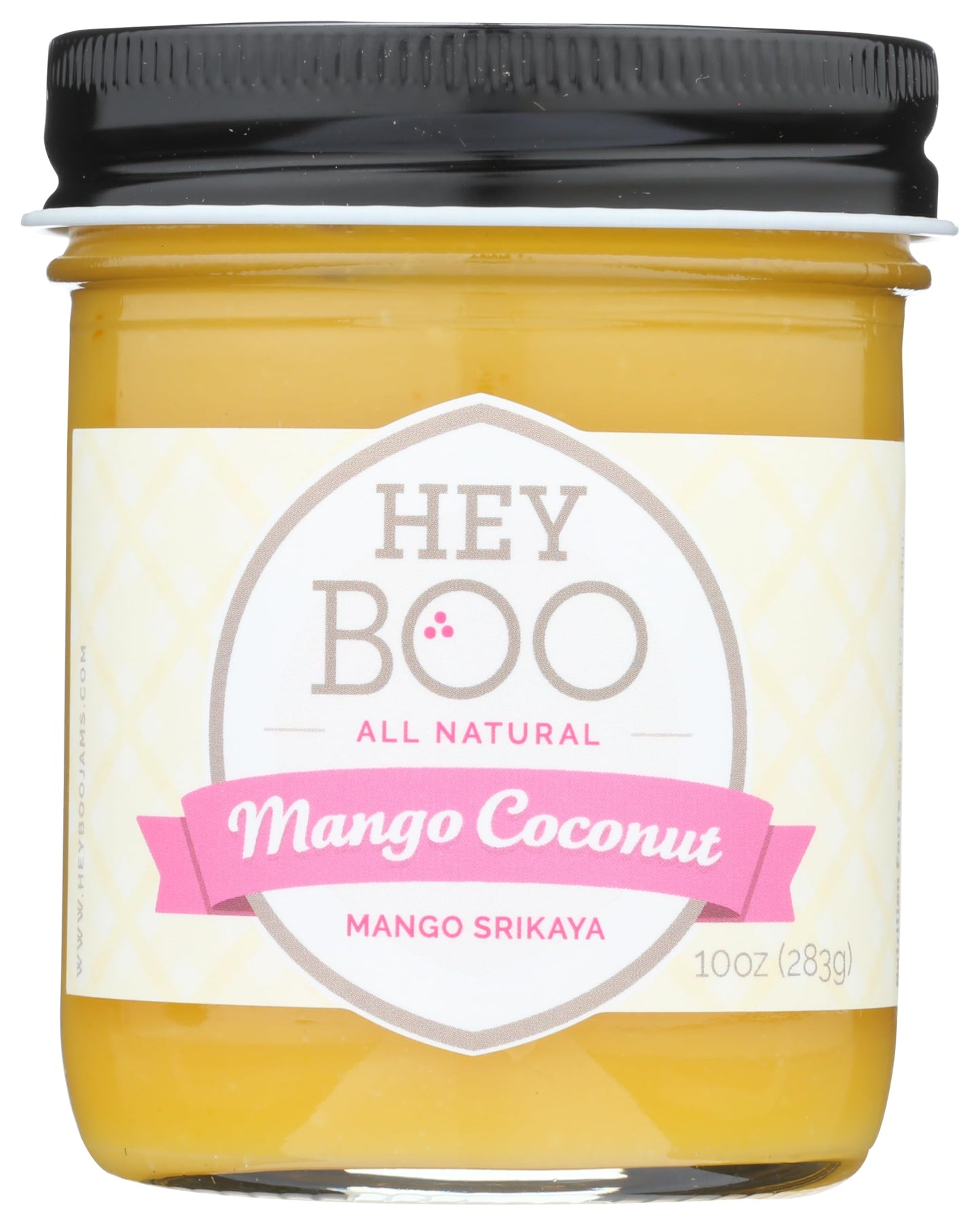 Hey Boo Mango Coconut Jam - Dairy Free, Non-GMO, 10 oz, Made in USA