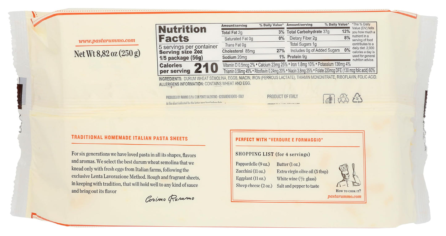 RUMMO Pappardelle Egg Nest No. 101, 8.82 OZ