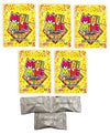 Fruit Mini Chicle Chewing Gum Tiny Size Includes Holandeli Mints (Pack Of 5 )