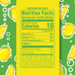 SPLASH FIZZ Lemonade Sparkling Water, 20 Fl Oz Plastic Bottles, 12 Pack, Clear - Refreshing Beverage for Every Occasion