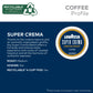 Lavazza Super Crema, Single Serve Keurig K-Cup Pods, Medium Espresso Roast Coffee, 96-Count Box