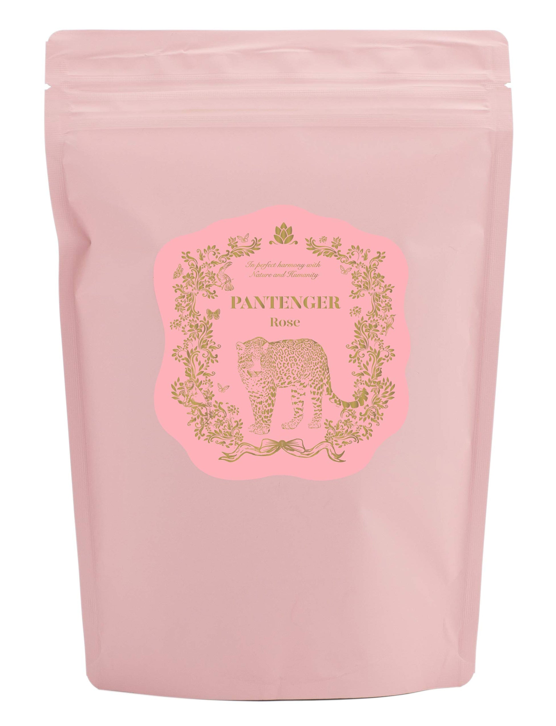 Pantenger Rose Black Tea. 20 Pyramid Bags. Organic Ceylon OP tea and Rose Petals from Morocco.