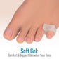 Toe Separators Hammer Toe Straightener - 4-Pack Pinky Toe Toe Spacers - Gel Spreader - Correct Crooked Toes - Bunion Corrector A