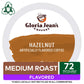 Gloria Jeans Coffees Hazelnut Flavored Medium Roast K-Cup Pods, 72 Count