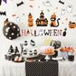 Rssta i Cake Topper - Spooky Baby Boo Ghost Pick for Halloween Party - Gold - Model XM120-Gold - Paper Material