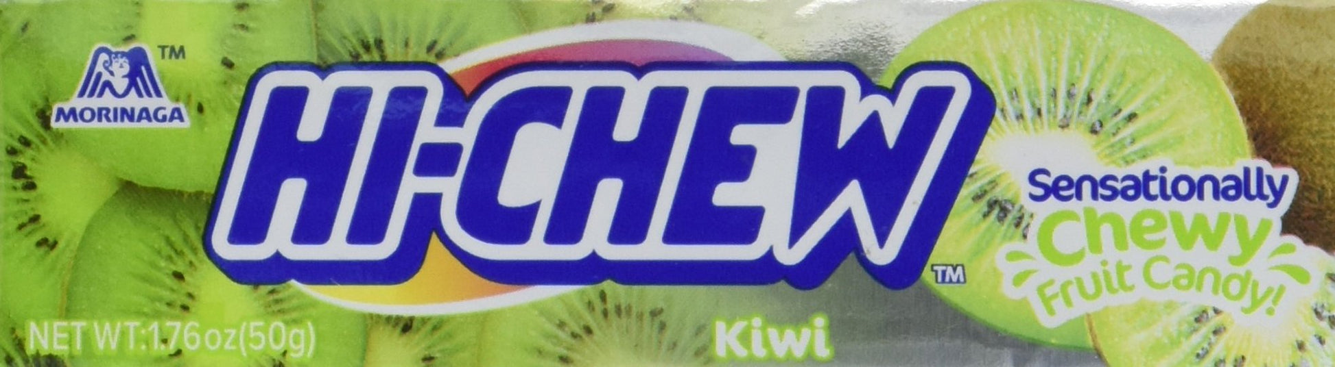 Hi-Chew Sensationally Chewy Japanese Fruit Candy, Kiwi, 1.76 Ounce (Pack Of 10)