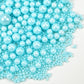 Dazzjoy Edible Pearls Sugar Sprinkles, 130g, Blue Pearl Dessert Sprinkles for Cake Decorating and Cupcake Toppers