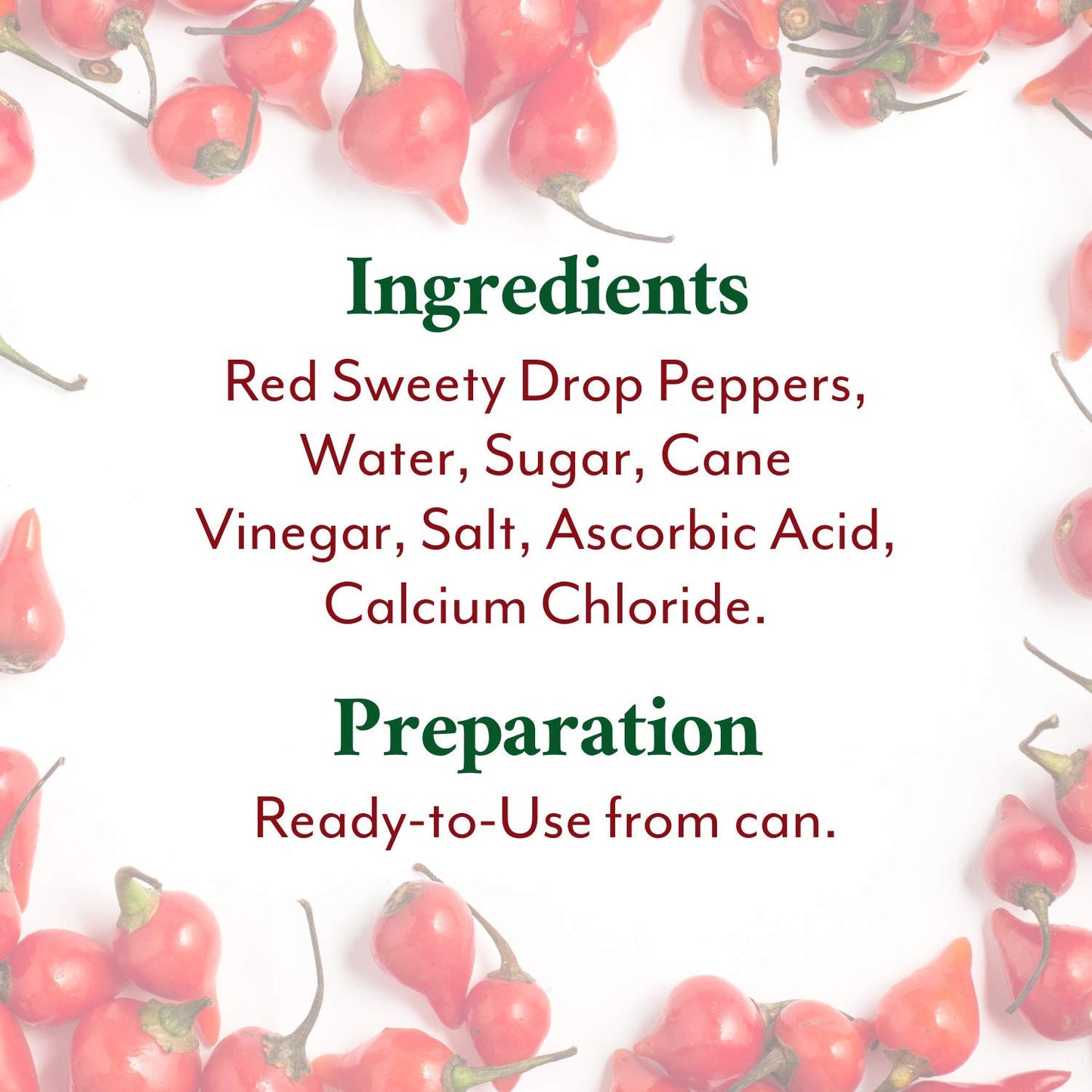 Roland Foods Red Sweety Drop Peppers Specialty Imported Food 28-Ounce can