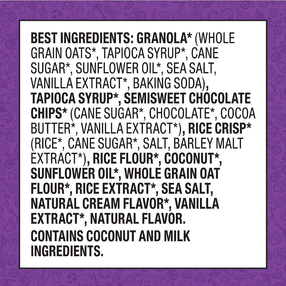 Annies Organic Chewy Granola Bars, Chocolate Chip, 6 Bars, 0.89Oz Each