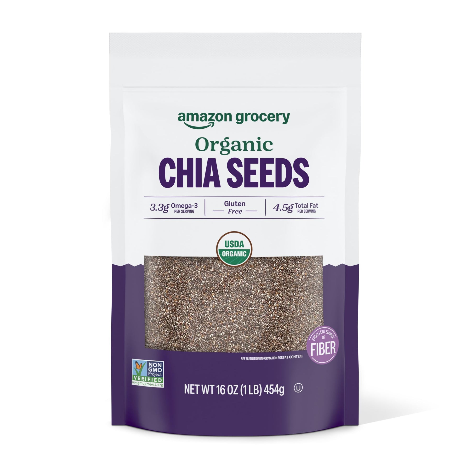 large online retailer Grocery  Organic Chia Seeds  16 Oz (Previously large online retailer Fresh  Packaging May Vary)