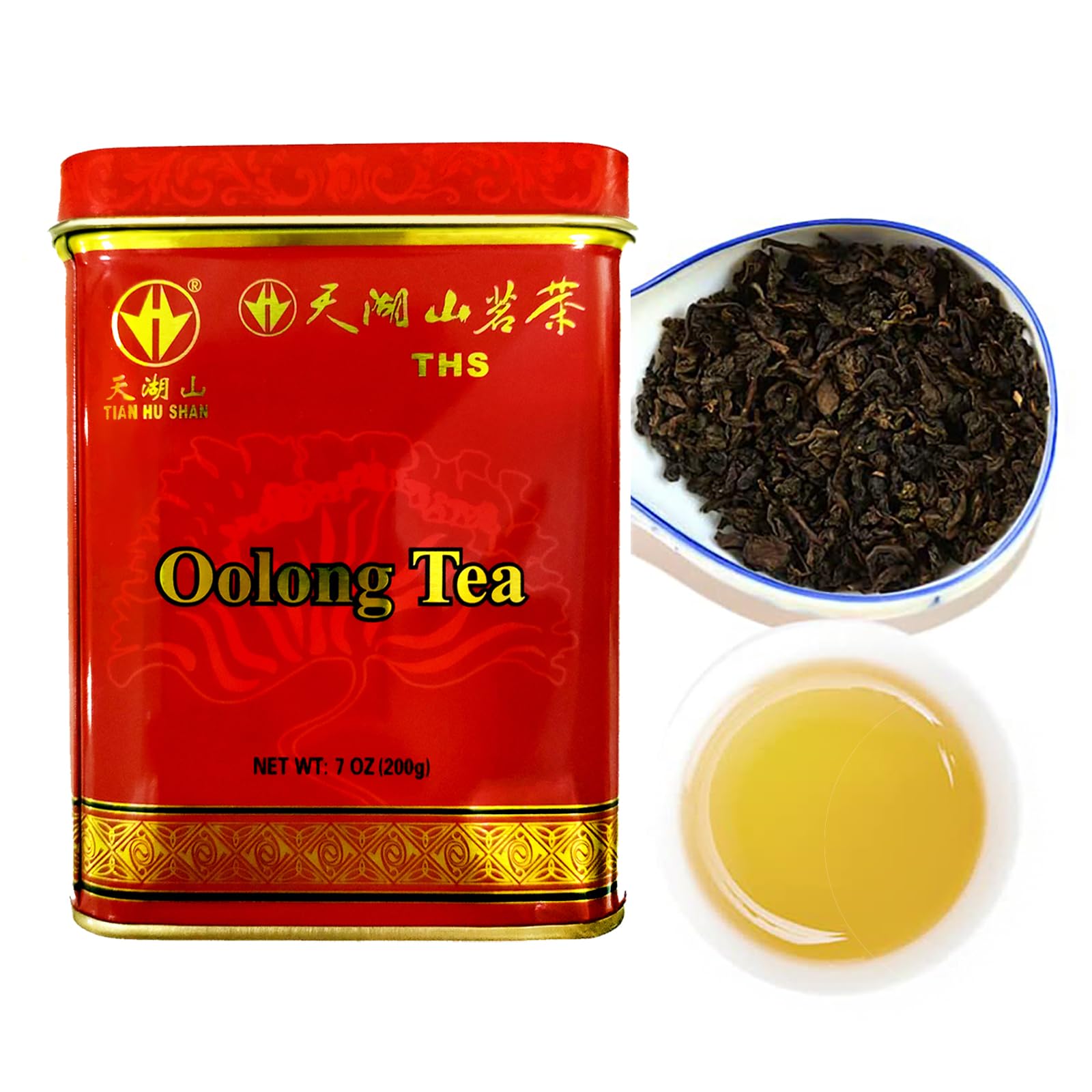 Tian Hu Shan Premium Oolong Tea Loose Leaf, 7 Ounce (200g)