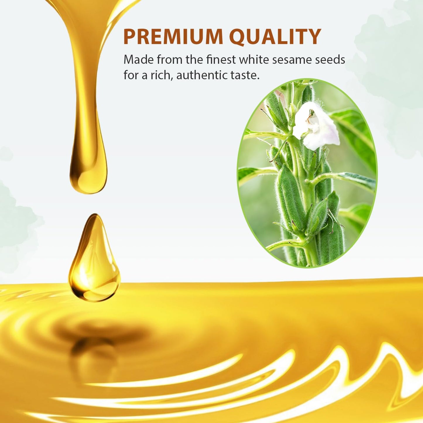 Soeos Sesame Oil, Toasted Sesame Seed Oil, 8.45 Fl Oz (250 Ml), Nutty Flavor, Perfect For Asian Food, Noodles, Soup, Baking, And