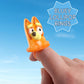 Galerie Bluey Lollipop Rings  Orange and Blue Raspberry Flavored  Individually Wrapped Party Favor Candy  Box of 18