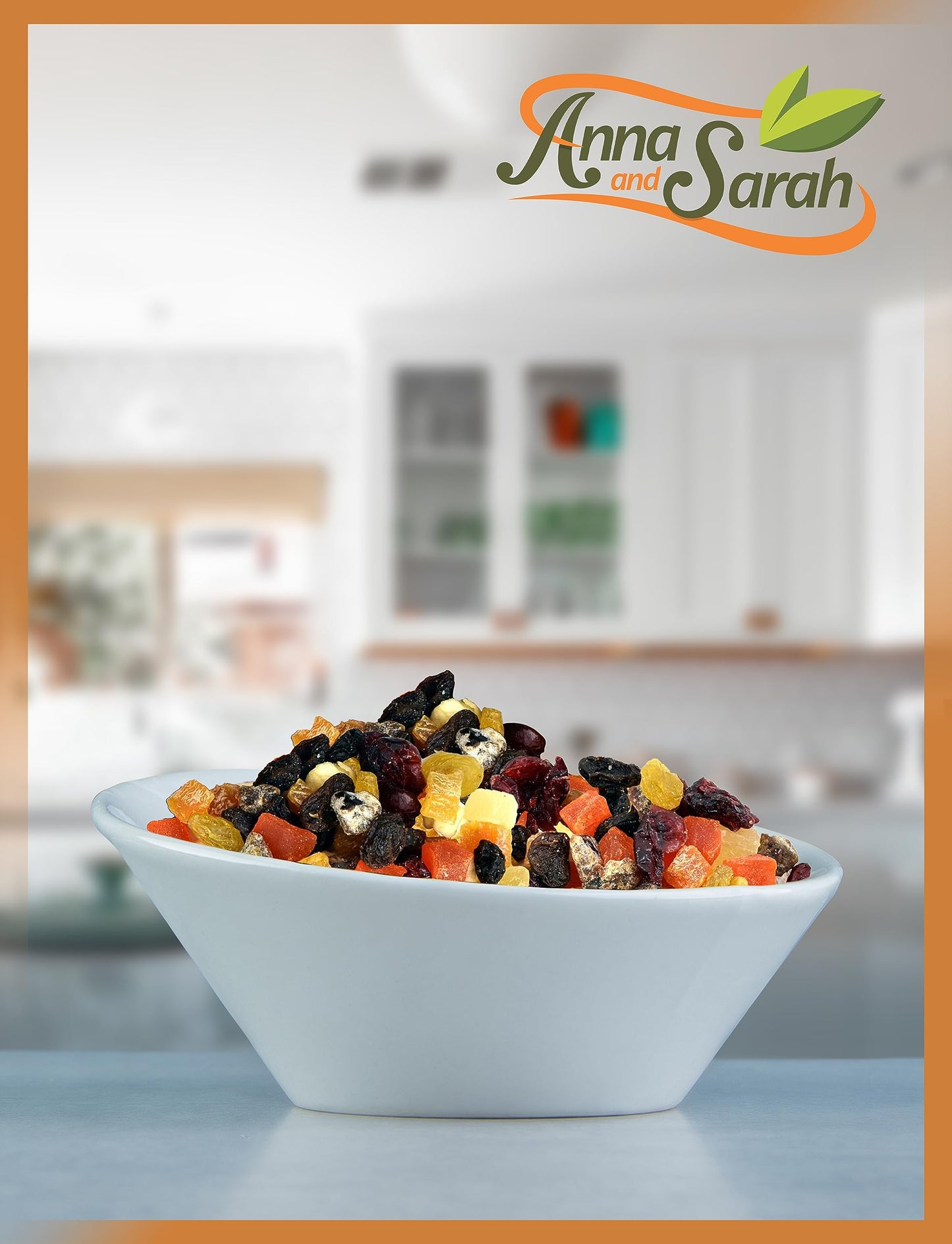 Anna And Sarah Mini Fruit Trail Mix, Dried Fruits Assortment, Healthy Snack In Resealable Bag, 3Lbs (1 Pack)