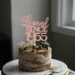 Rssta i Glitter Cake Topper, Seventy Cheers to 70 Years, Rose Gold, Model XM310-1953, Perfect for 70th Birthday and Anniversary Celebrations