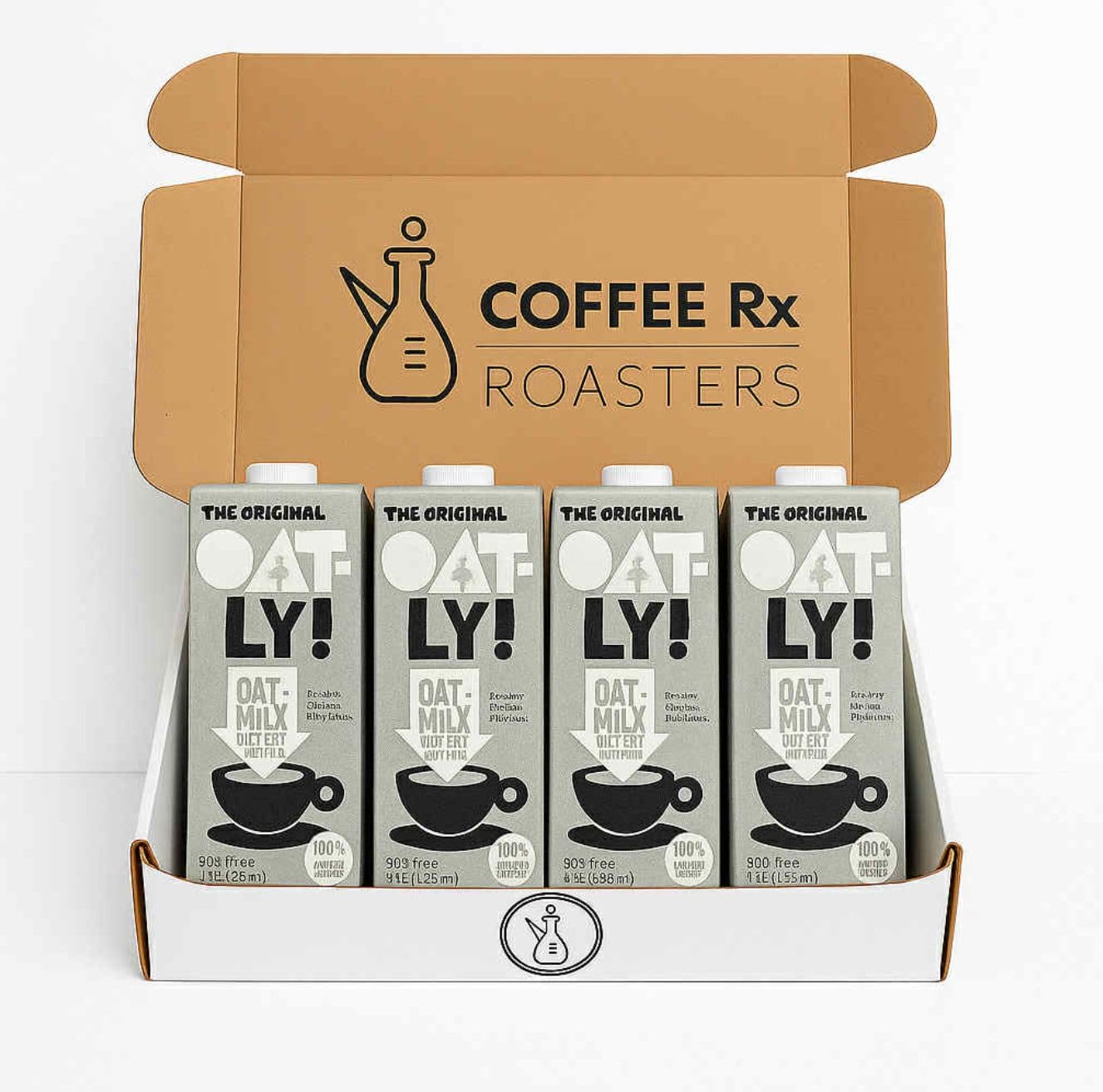 Oatly Original Barista Coffee, 4 Pack, 32 fl oz, Coffee Rx Edition, Packaging May Vary