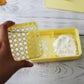 Piaolgyi Cornstarch Container For Polymer Clay,Cornstarch Storage Box For Polymer Clay Earring Diy(Yellow)