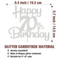 Sotpot Happy 70Th Birthday Cake Topper Silver Glitter 70Th Cake Toppers 70 Birthday Cake Decorations Cheers To 70 Fabulous Party