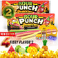 (PACK OF 2) Extra Large Sour Punch Scorchin Bites Straws Tray - Spice Lovers - Limited-edition Online Exclusive - 4.5oz Each - S