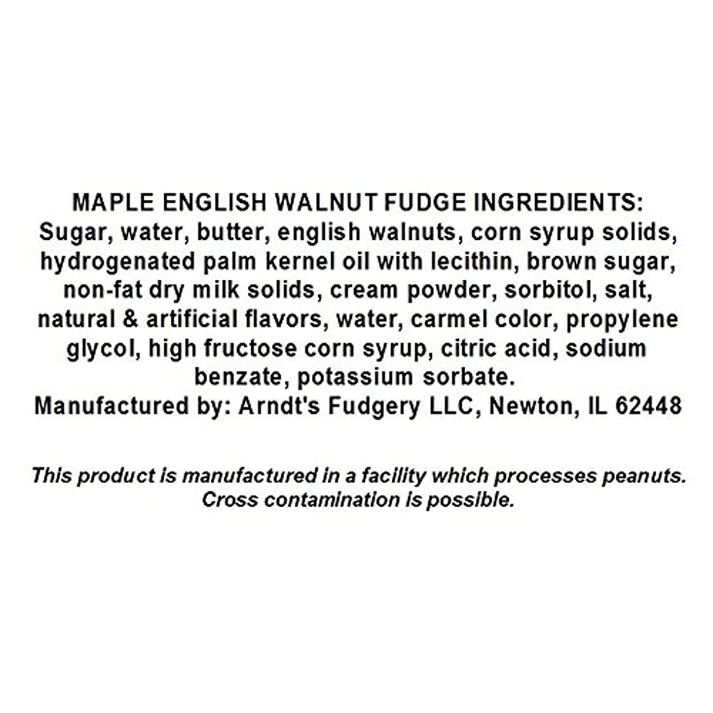 Home Made Creamy Chocolate/Maple English Walnut Fudge - 24 Oz Currier And Ives Gift Box