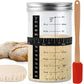 Tyniaide Sourdough Starter Kit with Thermometer Strips & Covers - 40 oz/1200 ml Jar