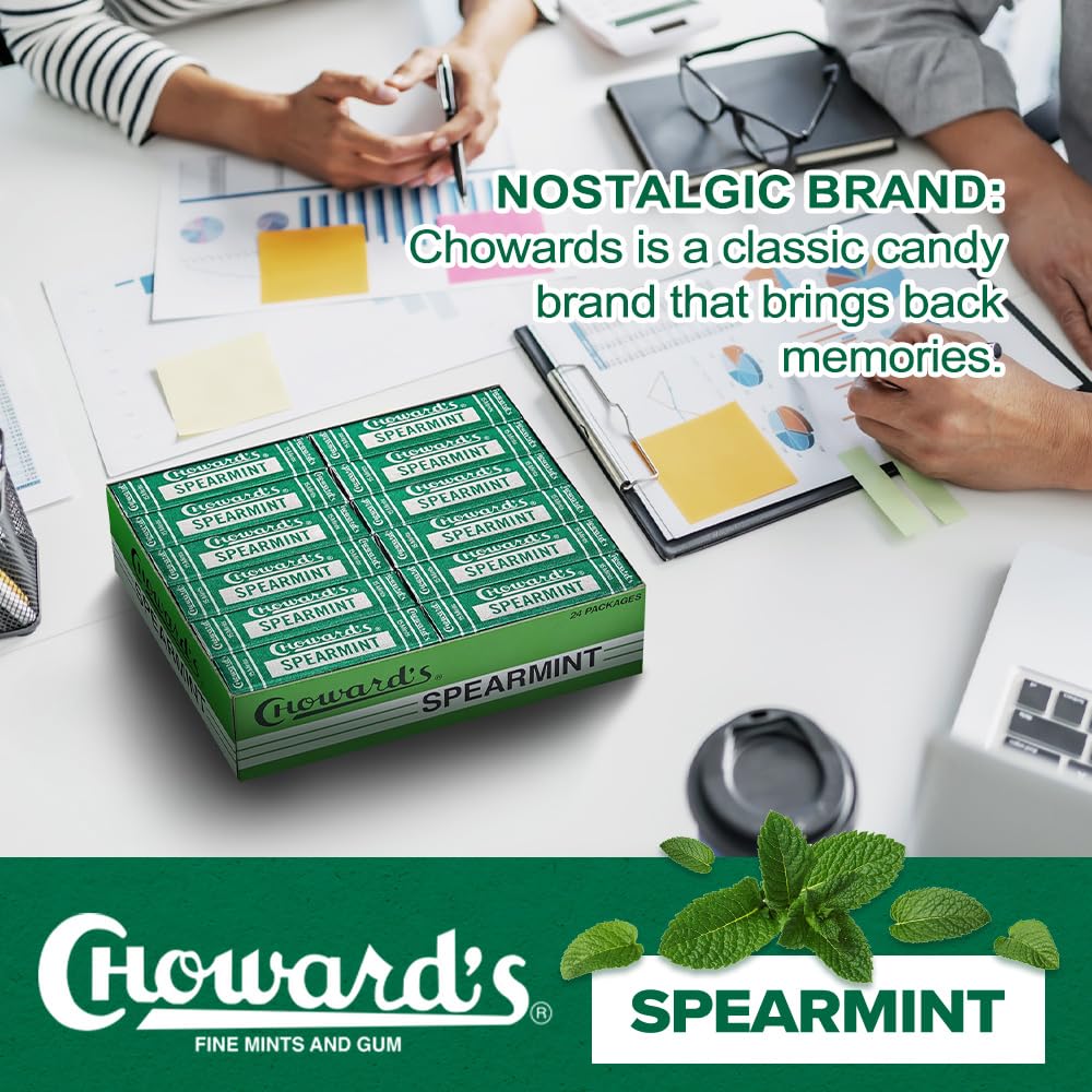 Choward'S Spearmint Mints (Pack Of 24)
