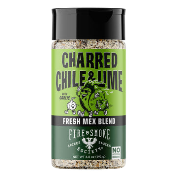 Fire & Smoke Society Charred Chile & Lime Mexican Seasoning | Jalapeno Peppers, Garlic, Salt and Lime | Grilled Chicken, Fish, F