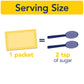N'Joy Zero Calorie Sweetener | Yellow Sucralose Packets |2000 Count | Kosher | Gluten Free And Sodium Free, (83026)