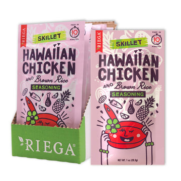 Riega Hawaiian Chicken Skillet Seasoning Blend, Spice Mix for Cooking Authentic Meals, 1 oz Packets, 8 Count