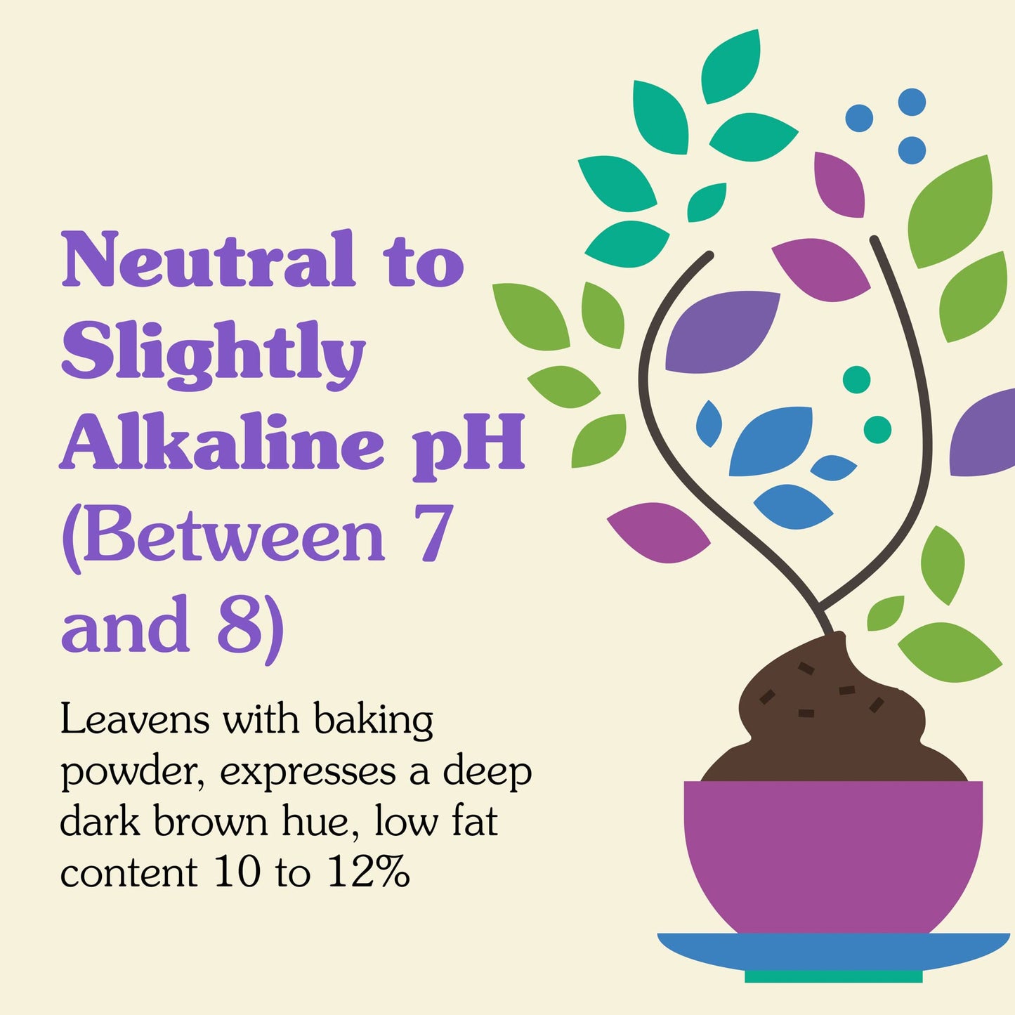 NuNaturals Organic Fair Trade Cocoa Powder  enhanced Dutch-Process For Drinking and Baking  1 lb