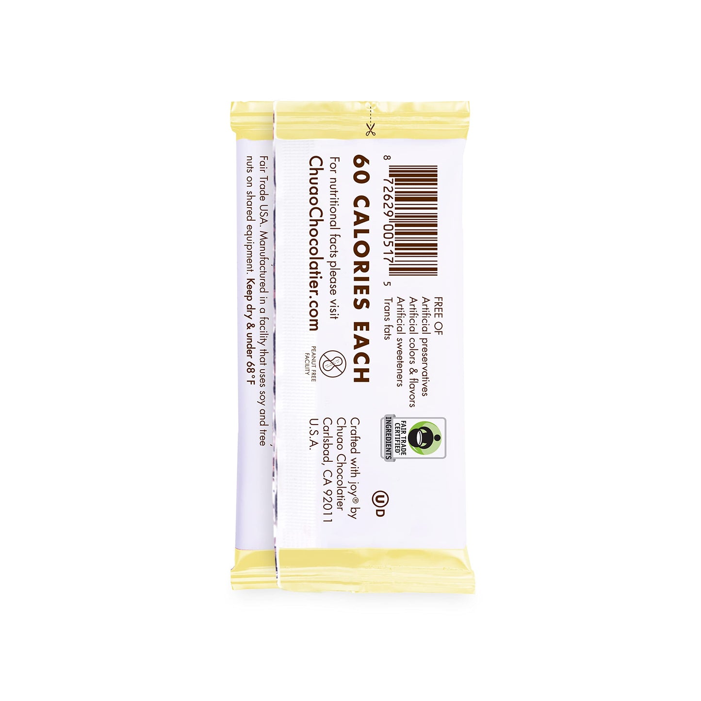 Chuao Chocolatier Pretzel Toffee Twirl Dark Chocolate Mini Bars | Gourmet Chocolate Caramel Artisan European No Preservatives |