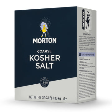 Morton  Coarse Kosher Salt  Box  Non-Iodized  All-Purpose (3 Lbs)