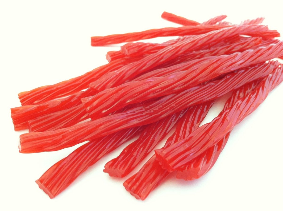 Cherry Licorice Twists - Fat-Free Old Fashioned Gourmet Cherry Licorice Candy - Soft & Chewy Texture with Bold Fresh Flavor - Li