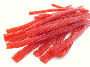 Cherry Licorice Twists - Fat-Free Old Fashioned Gourmet Cherry Licorice Candy - Soft & Chewy Texture with Bold Fresh Flavor - Li