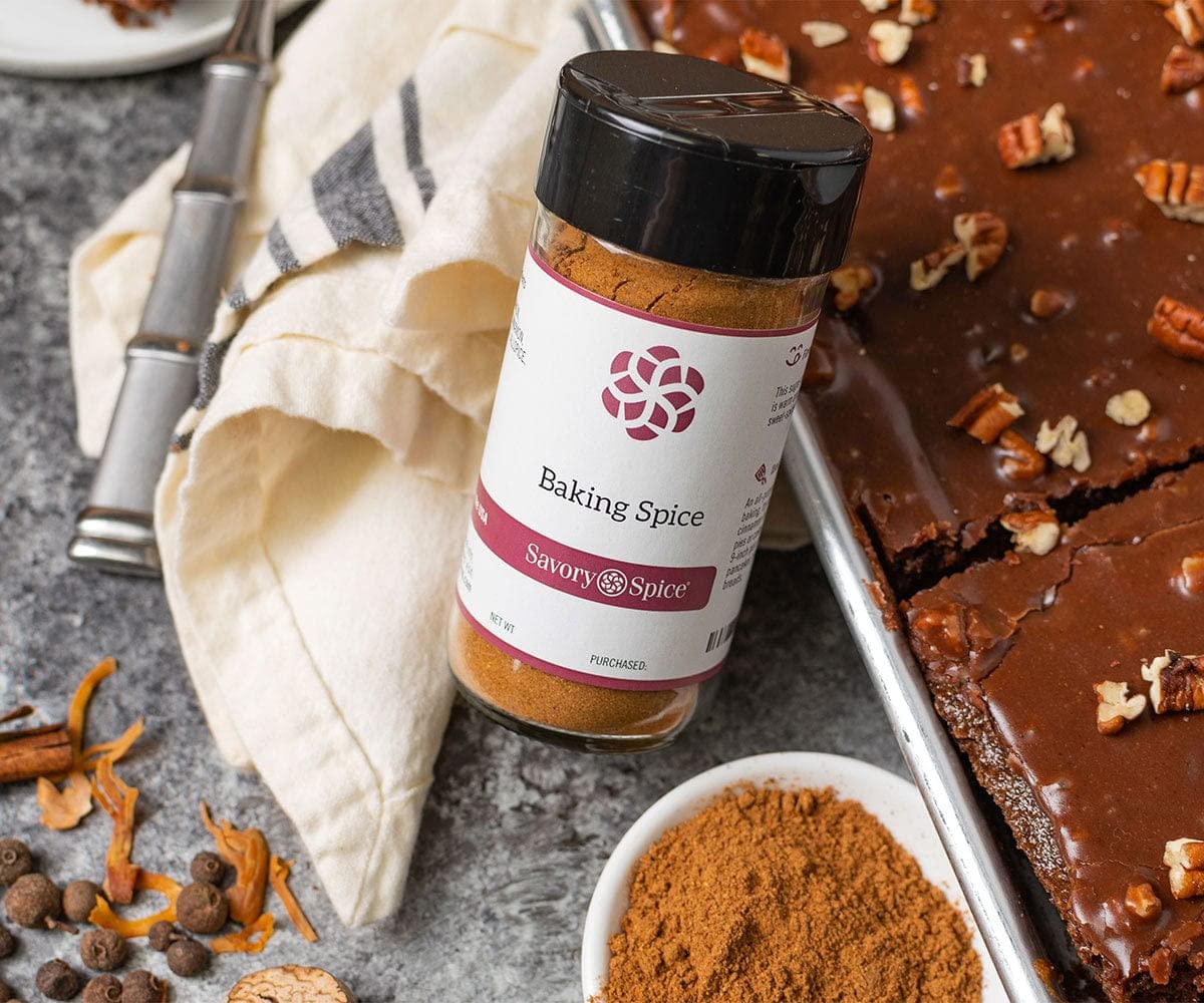 Savory Spice Baking Spice - All-Purpose Baking Spice Blend With Cinnamon, Nutmeg, Mace, Allspice & Ginger | Mixed Spices For Bak