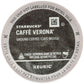 Starbucks Caffe Verona Dark K-Cup Pods for Keurig, 128 Count (Pack of 1)