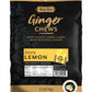 Balis Best Ginger Chews - Zesty Lemon Flavor (2.2 Lb Bulk Bag) 100% Real Ginger Sweet Spicy Chewy Ginger Candies Great Snacks Fo