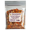 SavorSatch Dehydrated Mixed Dried Vegetable Flakes - Resealable Pouch | Bulk Pack | GMO-Free & Wheat Gluten-Free | Carrot, Onion