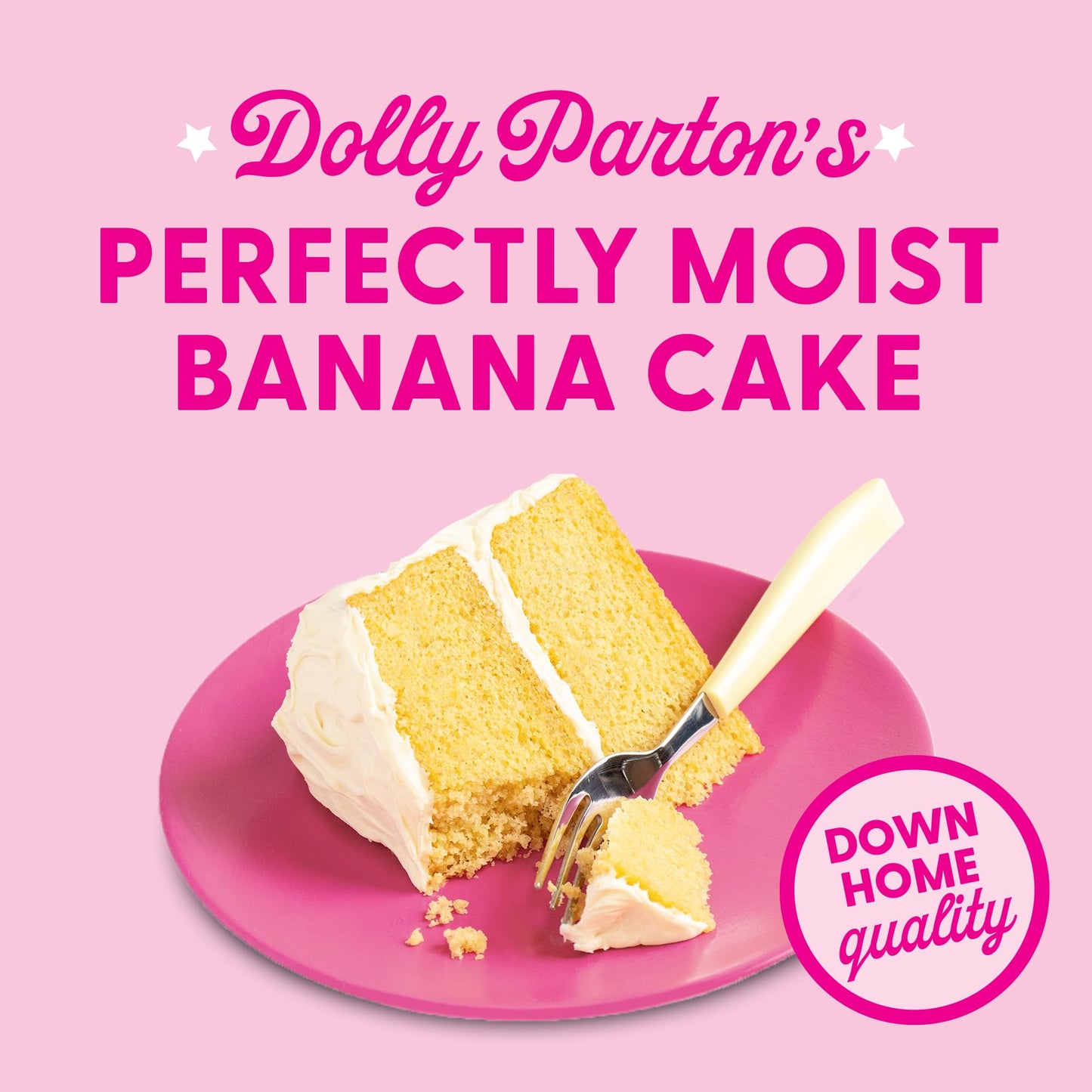 Duncan Hines Dolly Parton'S Favorite Banana Flavored Cake Mix, 15.25 Oz.