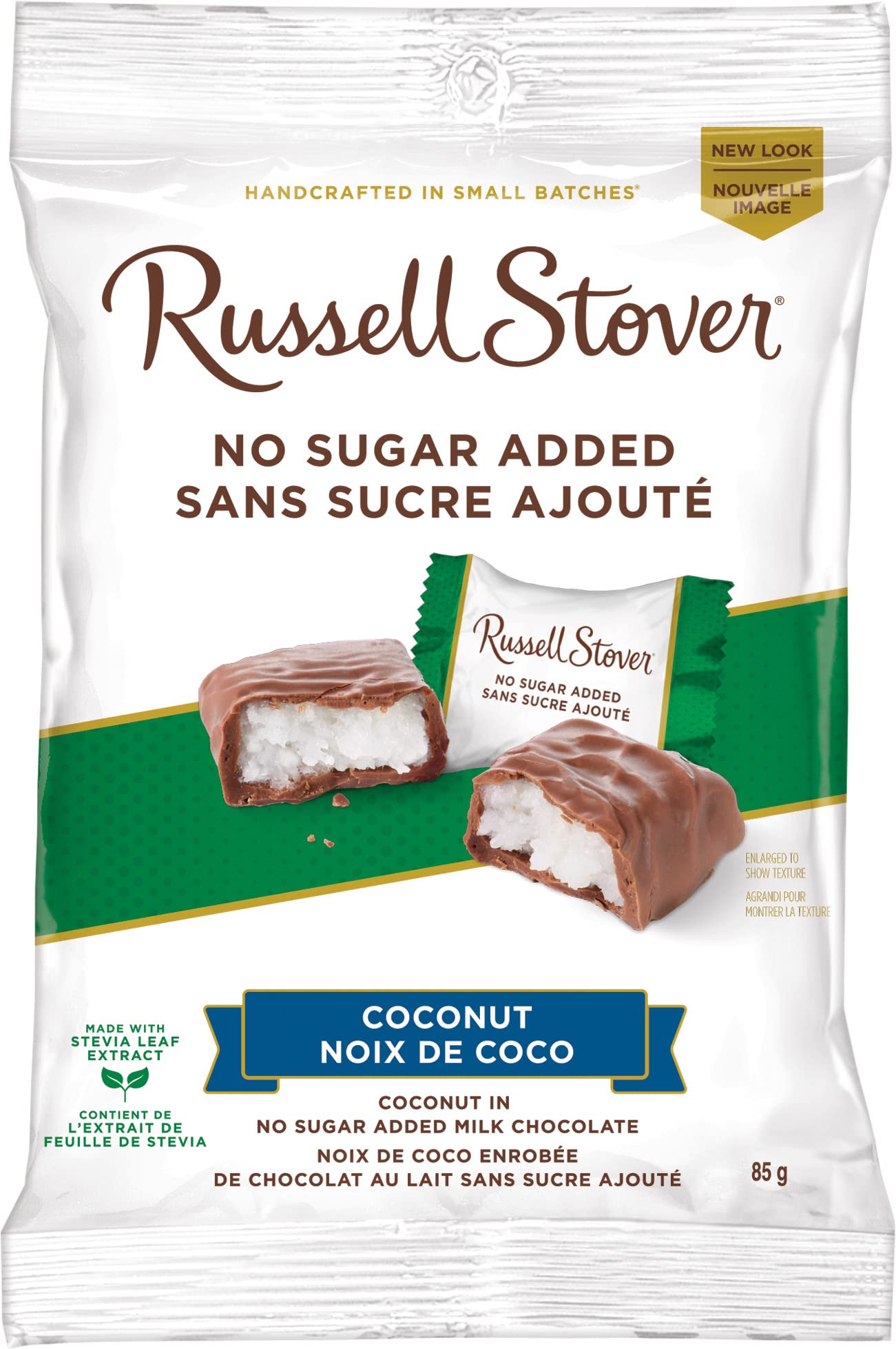 Russell Stover Candies - Sugar Free Coconut, 3 Ounce Bag - Set of 2